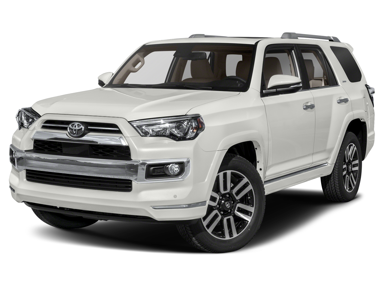 2020 Toyota 4Runner Limited in Silver — front three-quarter view