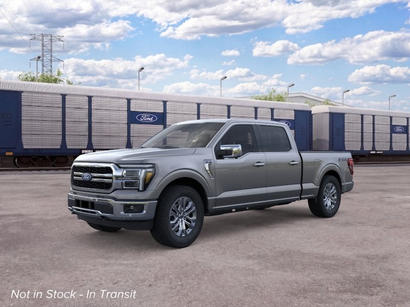 2026 Ford F-150 Lariat in Carbonized Gray Metallic — front three-quarter view