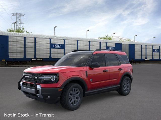 2026 Ford Bronco Sport Big Bend in Ruby Red Metallic Tinted Clearcoat — front three-quarter view