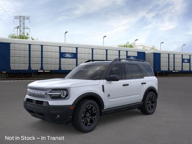 2026 Ford Bronco Sport Outer Banks in Oxford White — front three-quarter view