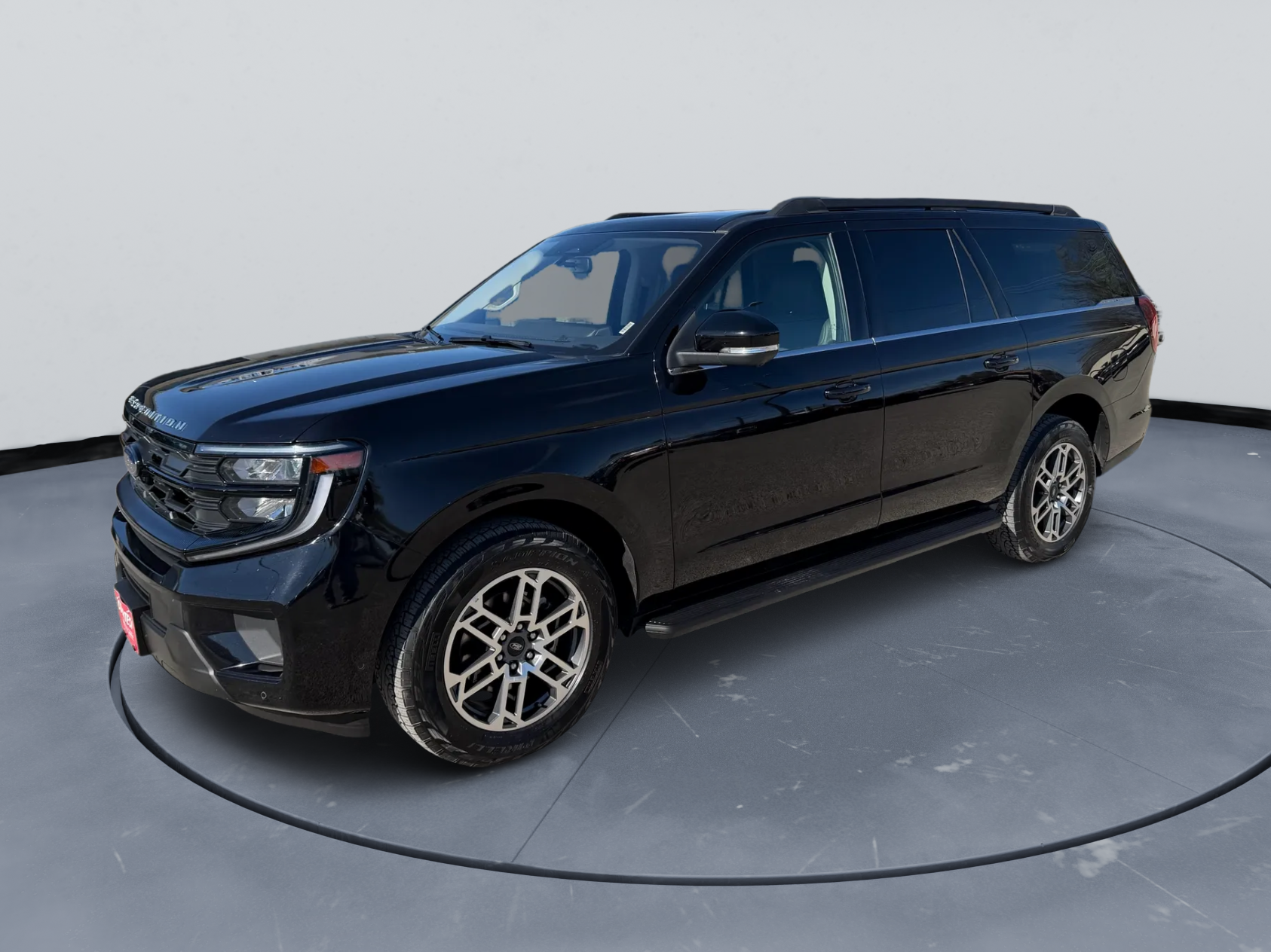 2025 Ford Expedition Max Active in Black — front three-quarter view